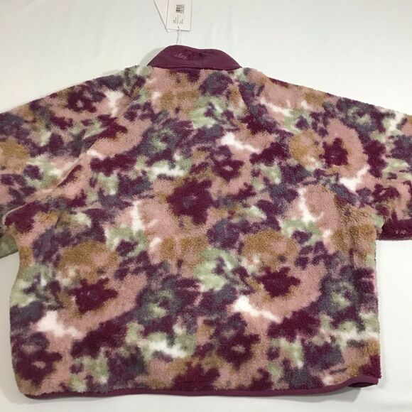 Calme by Johnny Was Sherpa Fleece Oversized Jacket New With Defect Size Large - Picture 7 of 16